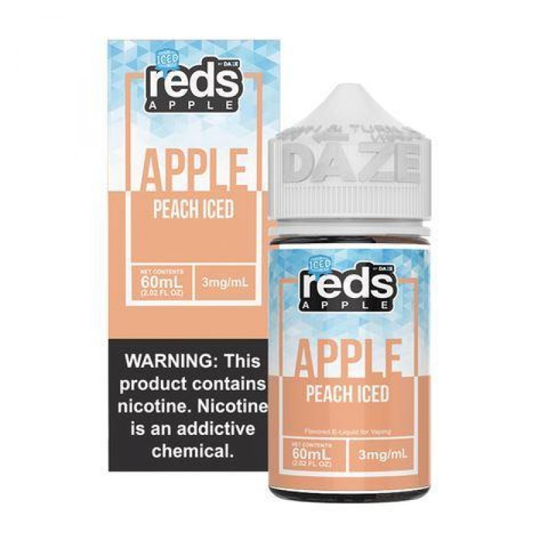 Reds Apple Peach Iced by VAPE 7 DAZE E-Liquid 60ml