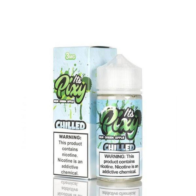 Sour Green Apple Chilled by It's Pixy E-Liquid...
