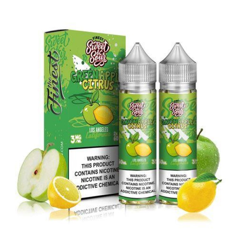 Green Apple Citrus by Finest Sweet & Sour 120ml