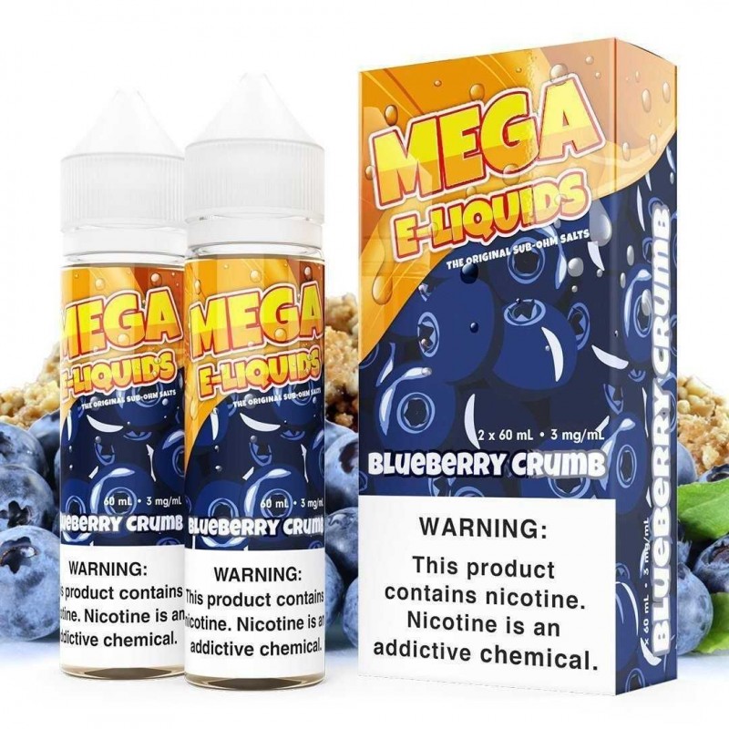 Blueberry Crumb by MEGA SUB OHM SALT SERIES 2X 60M...