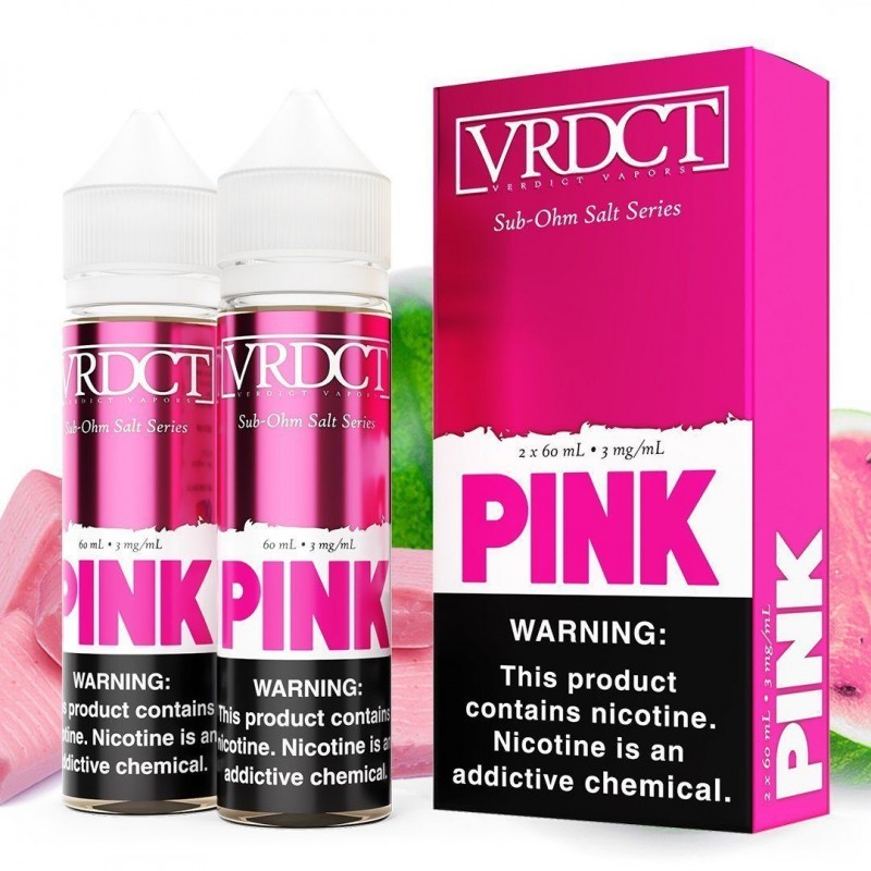 Pink by VERDICT SUB OHM SALT SERIES E-Liquid 2X 60ml