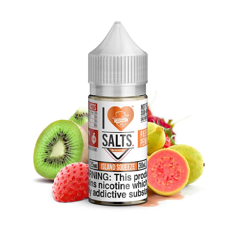 Strawberry Guava Salt by Mad Hatter EJuice 30ml