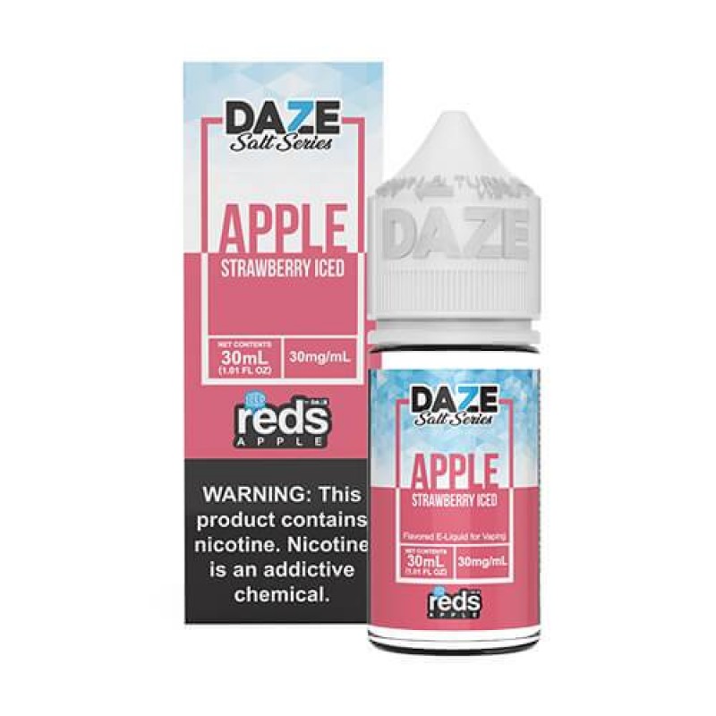 Reds Strawberry Iced by VAPE 7 DAZE SALT E-Liquid ...