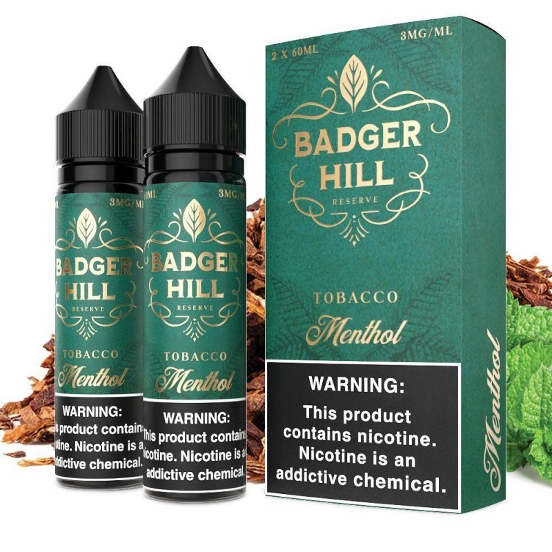Menthol by BADGER HILL RESERVE 120ml